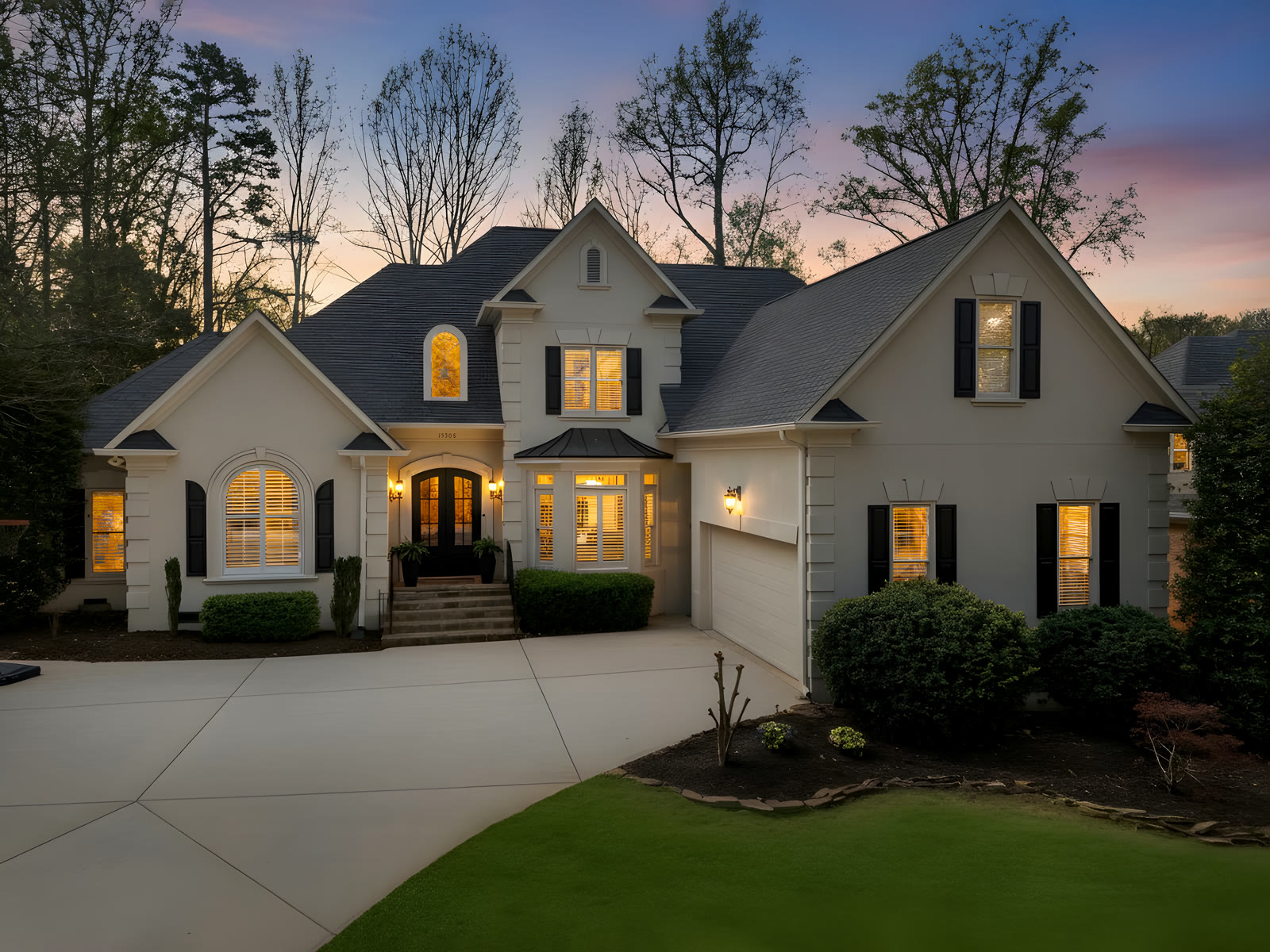 A property exterior shot for a listing video